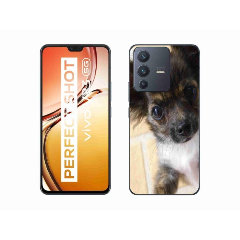 Gelový obal mmCase na mobil Vivo V23 5G - čivava 2