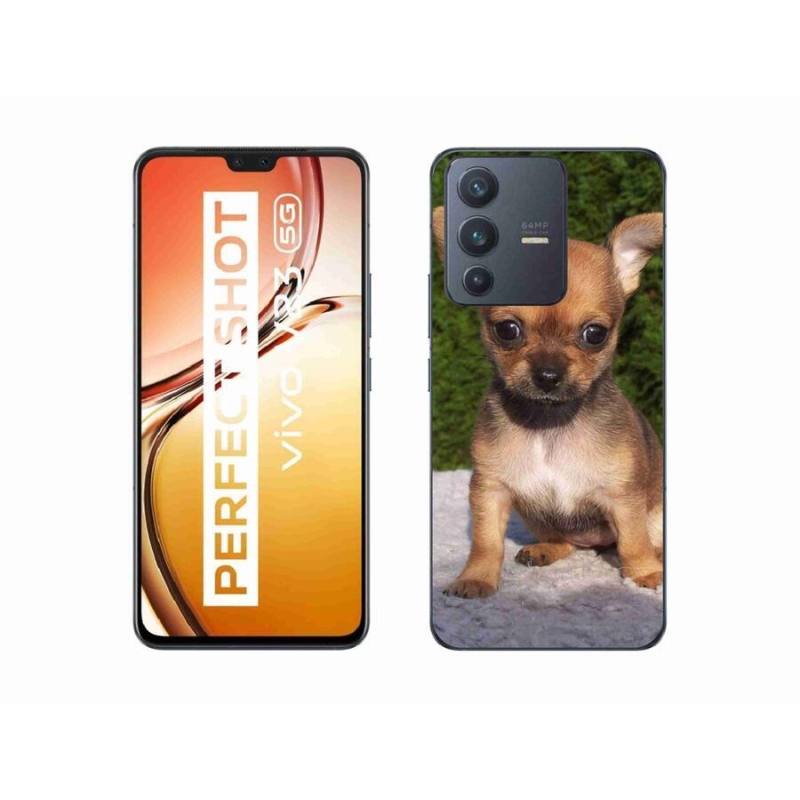 Gelový obal mmCase na mobil Vivo V23 5G - čivava 3