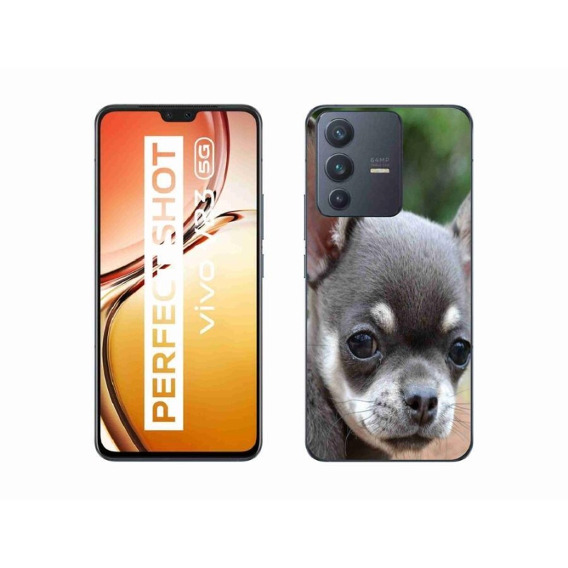 Gelový obal mmCase na mobil Vivo V23 5G - čivava