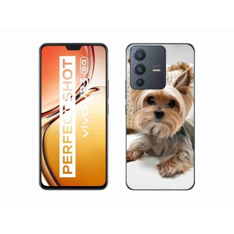 Gelový obal mmCase na mobil Vivo V23 5G - jorkšír 5