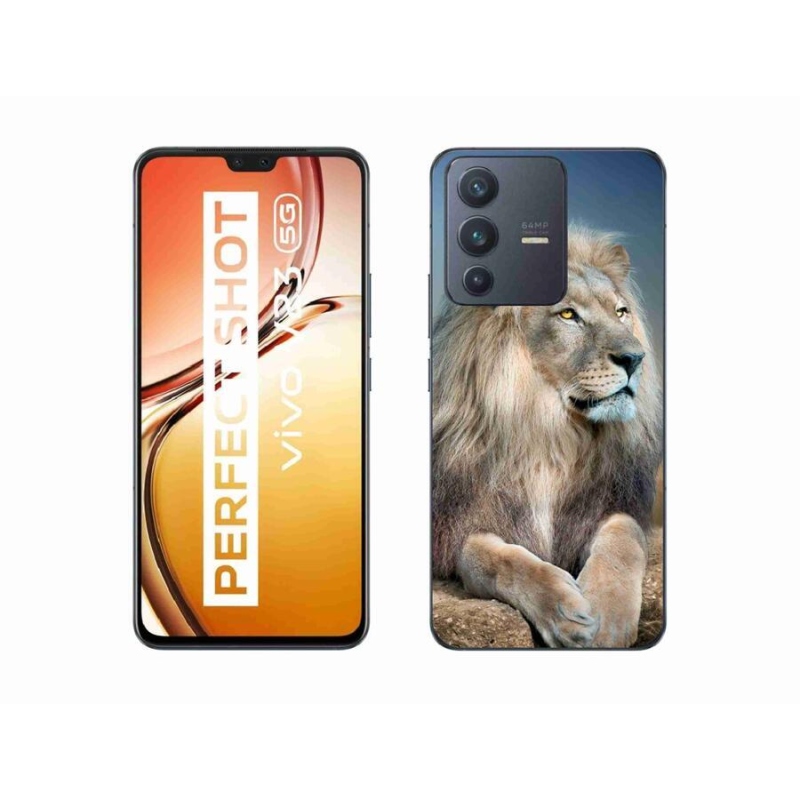 Gelový obal mmCase na mobil Vivo V23 5G - lev 1