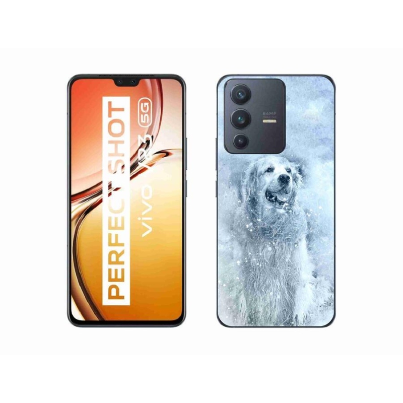 Gelový obal mmCase na mobil Vivo V23 5G - retrívr