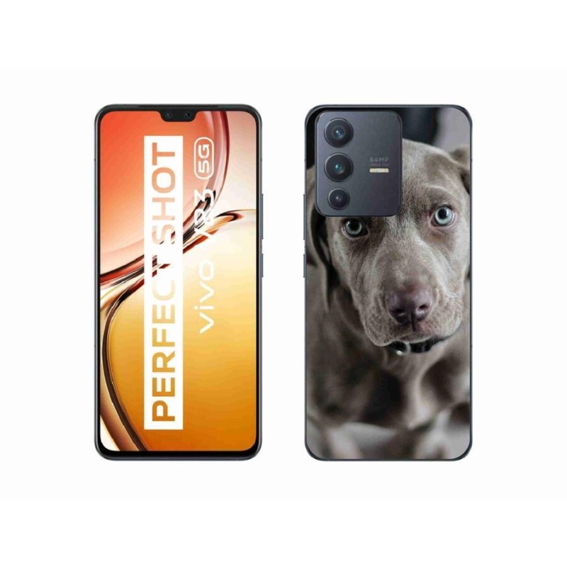Gelový obal mmCase na mobil Vivo V23 5G - výmarský ohař