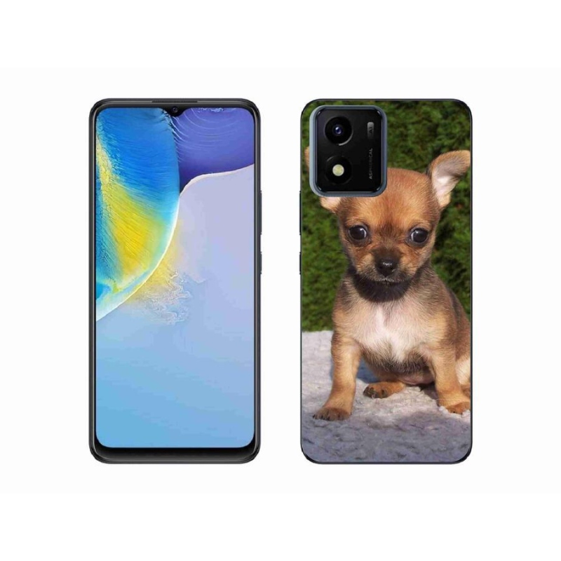 Gelový obal mmCase na mobil Vivo Y01 - čivava 3