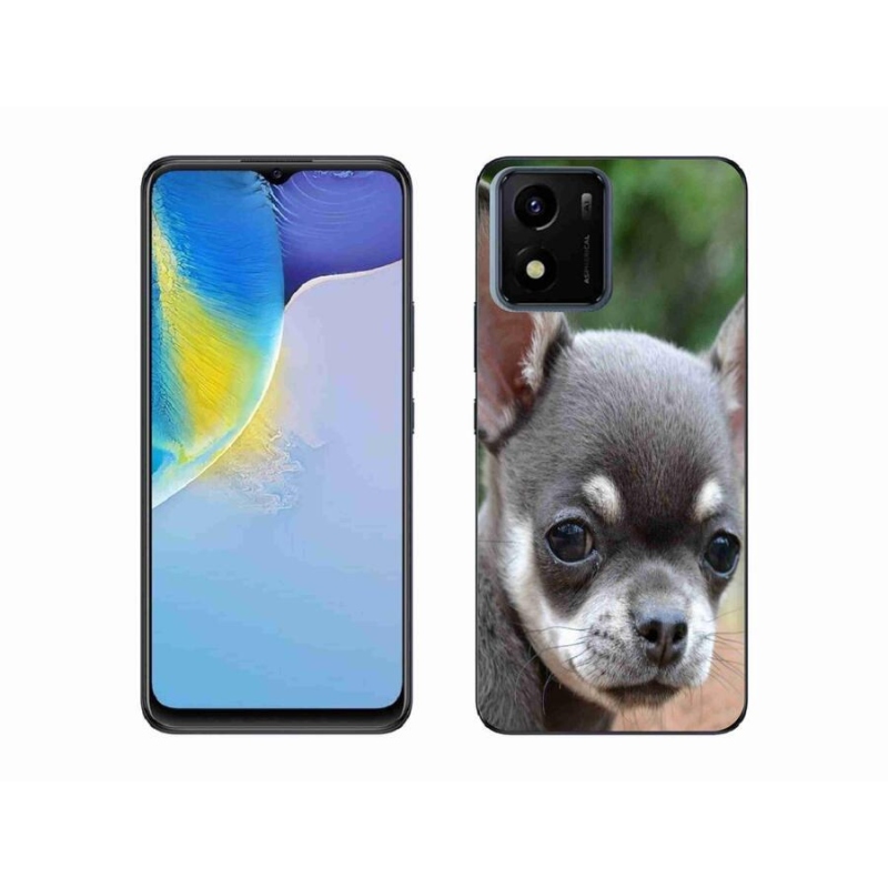 Gelový obal mmCase na mobil Vivo Y01 - čivava