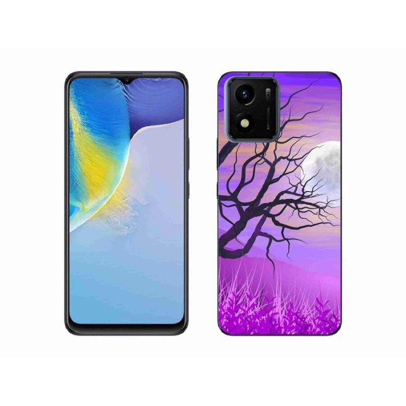 Gelový obal mmCase na mobil Vivo Y01 - kreslený opadaný strom