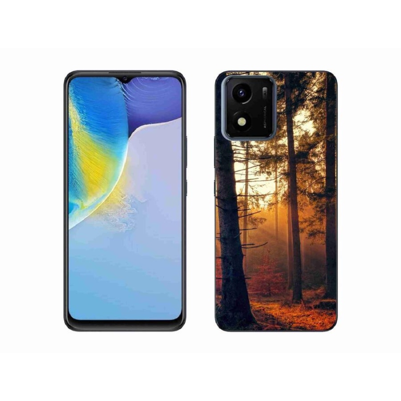Gelový obal mmCase na mobil Vivo Y01 - les
