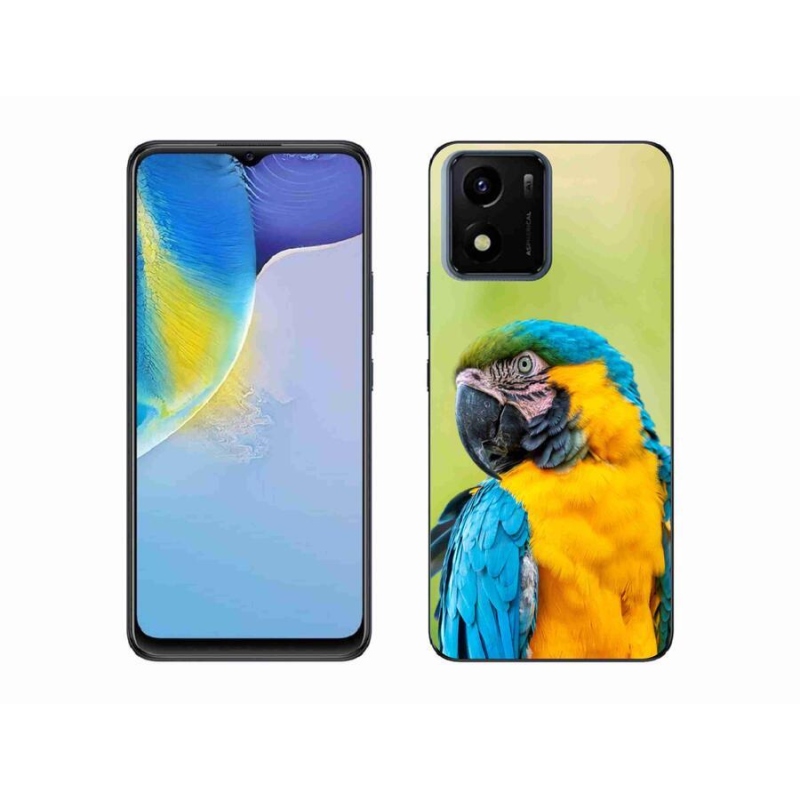 Gelový obal mmCase na mobil Vivo Y01 - papoušek ara 2