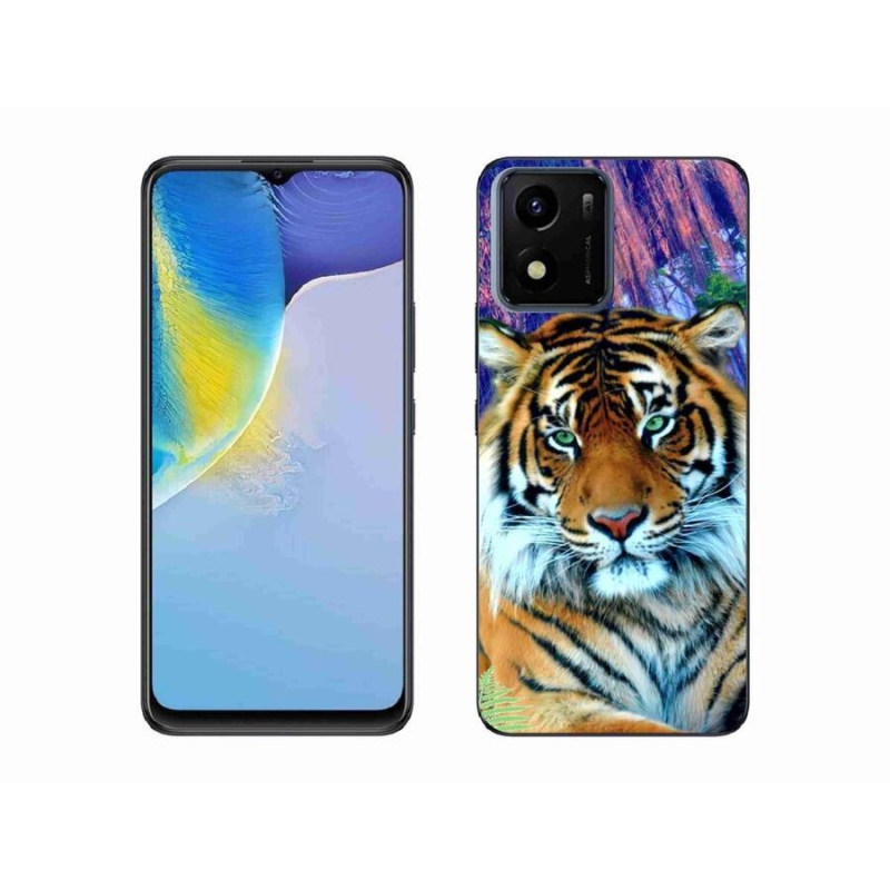 Gelový obal mmCase na mobil Vivo Y01 - tygr