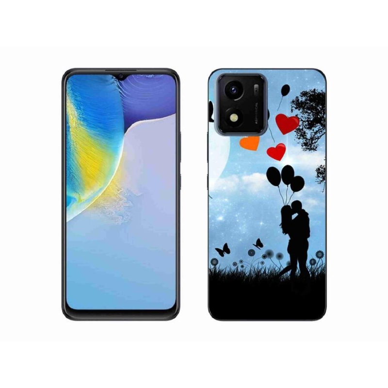 Gelový obal mmCase na mobil Vivo Y01 - zamilovaný pár