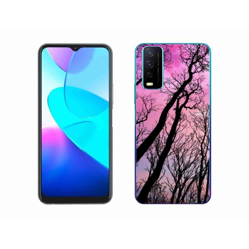 Gelový obal mmCase na mobil Vivo Y11s/Y20s - opadané stromy