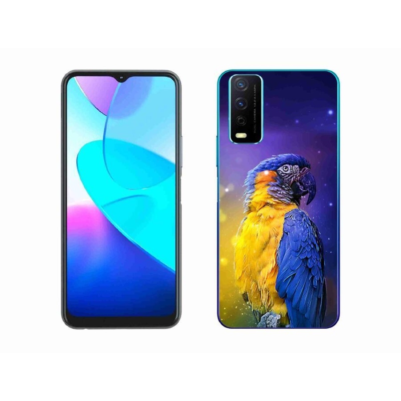 Gelový obal mmCase na mobil Vivo Y11s/Y20s - papoušek ara 1