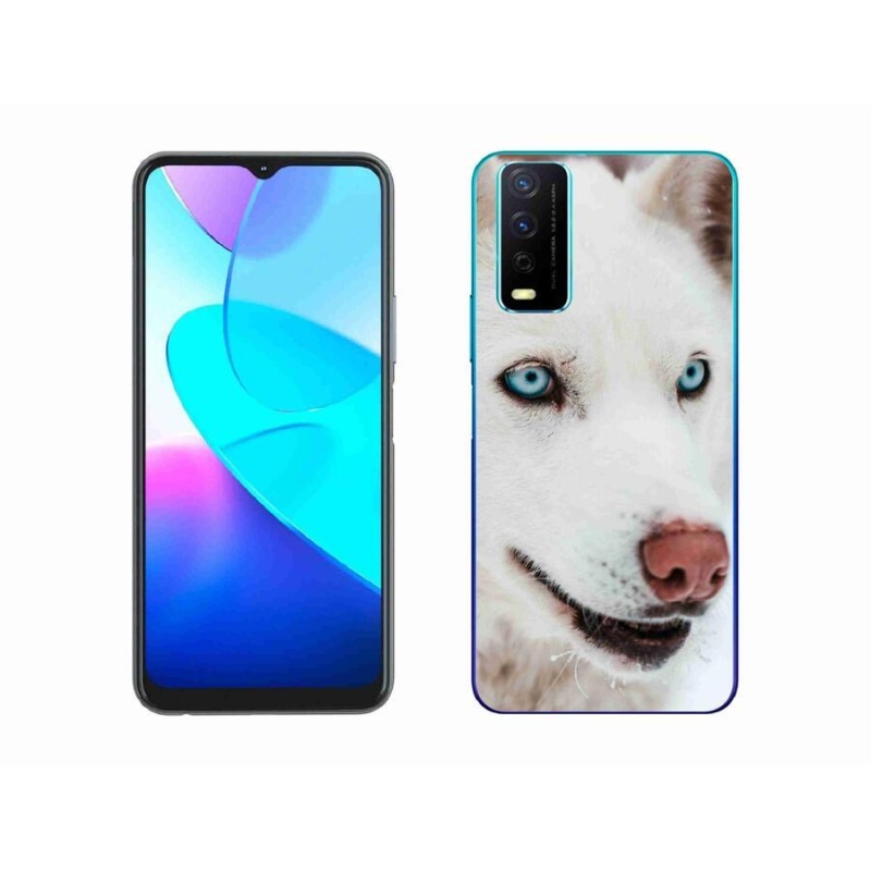 Gelový obal mmCase na mobil Vivo Y11s/Y20s - psí pohled