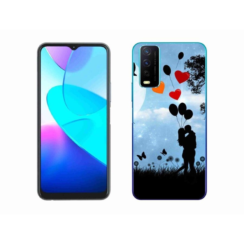 Gelový obal mmCase na mobil Vivo Y11s/Y20s - zamilovaný pár