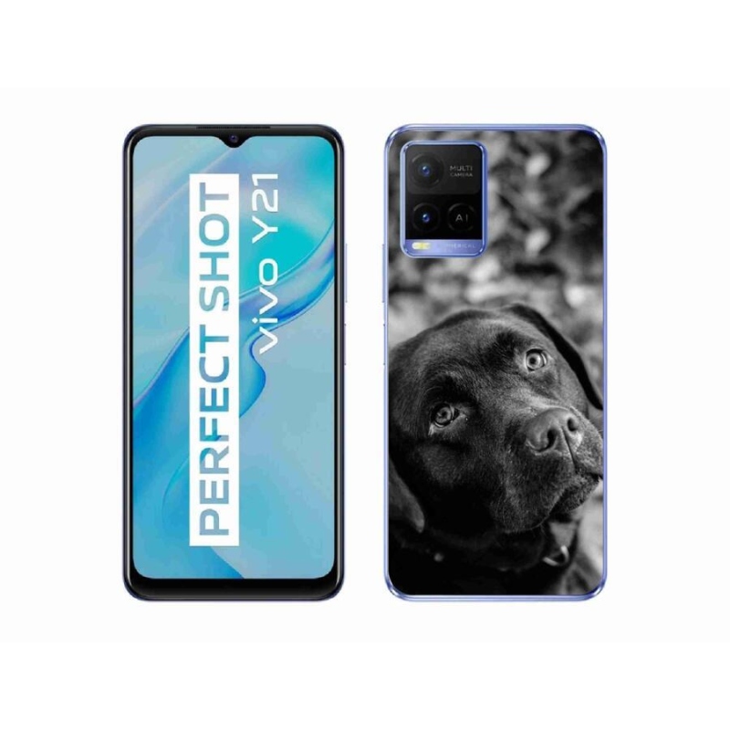 Gelový obal mmCase na mobil Vivo Y21/Y21s/Y33s - labrador