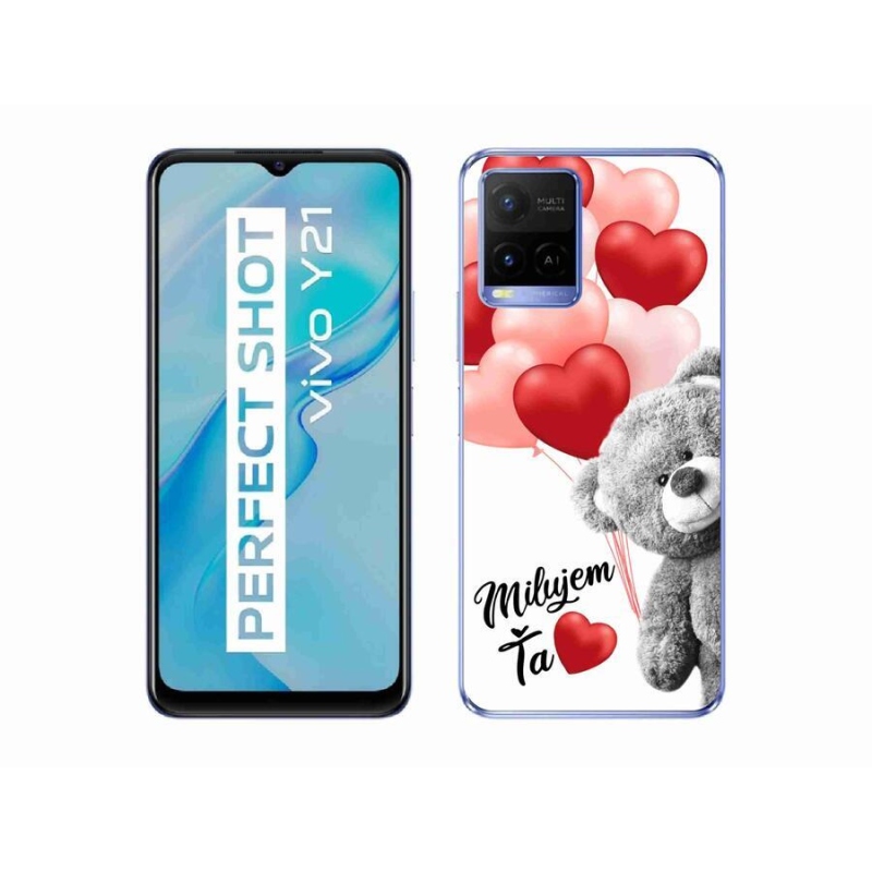 Gelový obal mmCase na mobil Vivo Y21/Y21s/Y33s - milujem Ťa sk