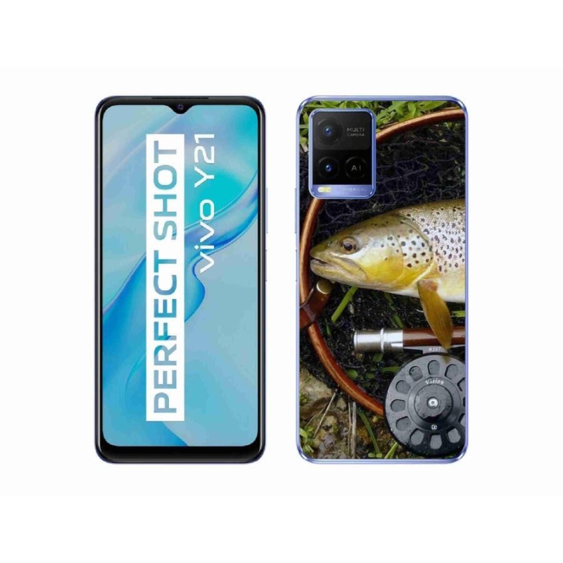 Gelový obal mmCase na mobil Vivo Y21/Y21s/Y33s - pstruh 2