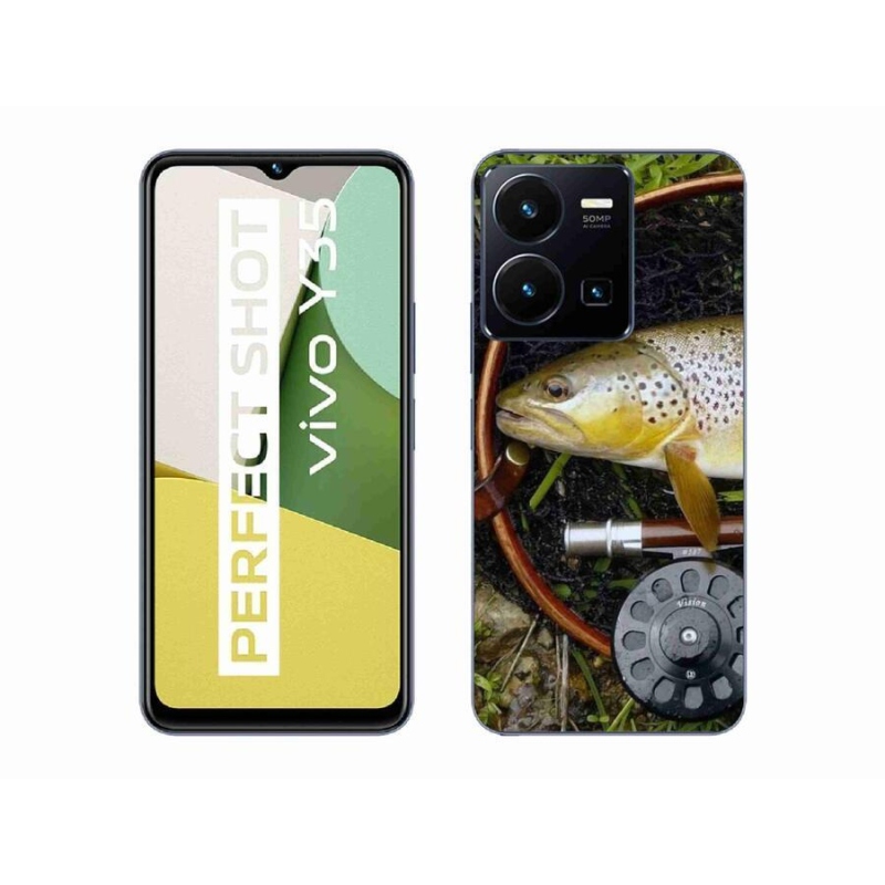 Gelový obal mmCase na mobil Vivo Y35 - pstruh 2