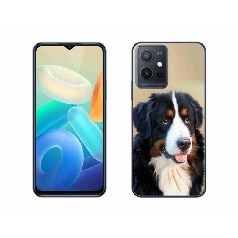 Gelový obal mmCase na mobil Vivo Y55 5G - bernský salašnický pes