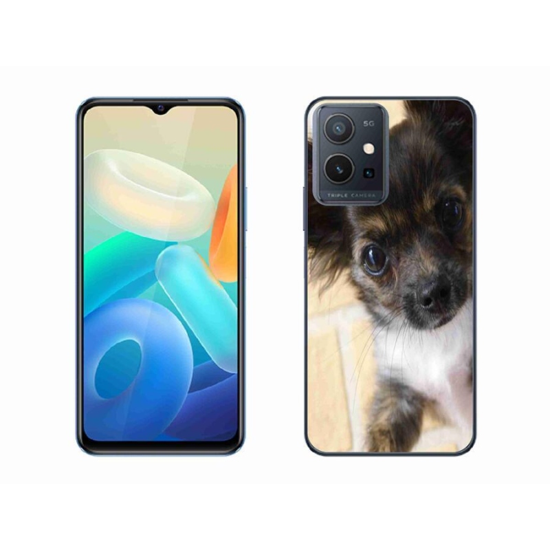 Gelový obal mmCase na mobil Vivo Y55 5G - čivava 2