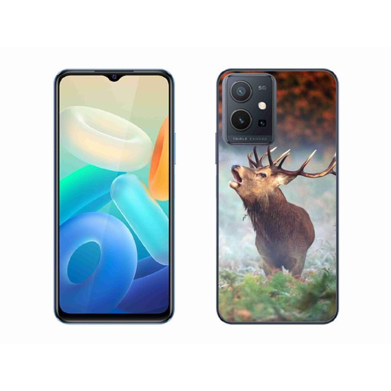 Gelový obal mmCase na mobil Vivo Y55 5G - jelen 2