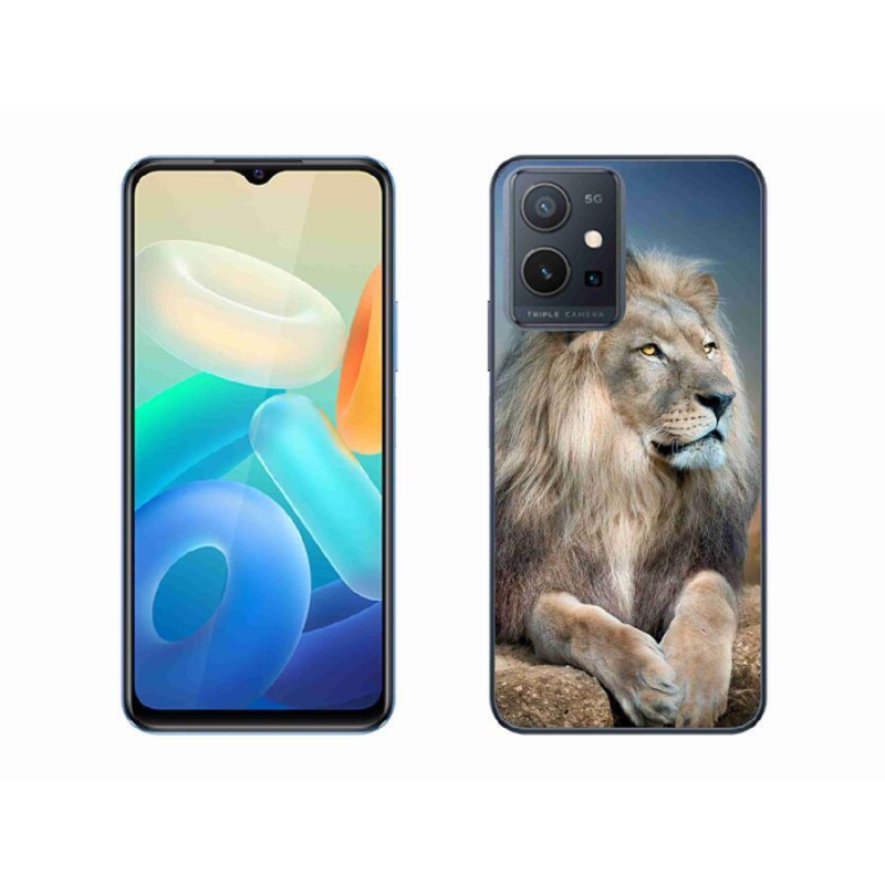 Gelový obal mmCase na mobil Vivo Y55 5G - lev 1