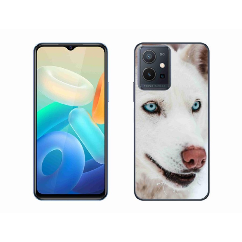 Gelový obal mmCase na mobil Vivo Y55 5G - psí pohled