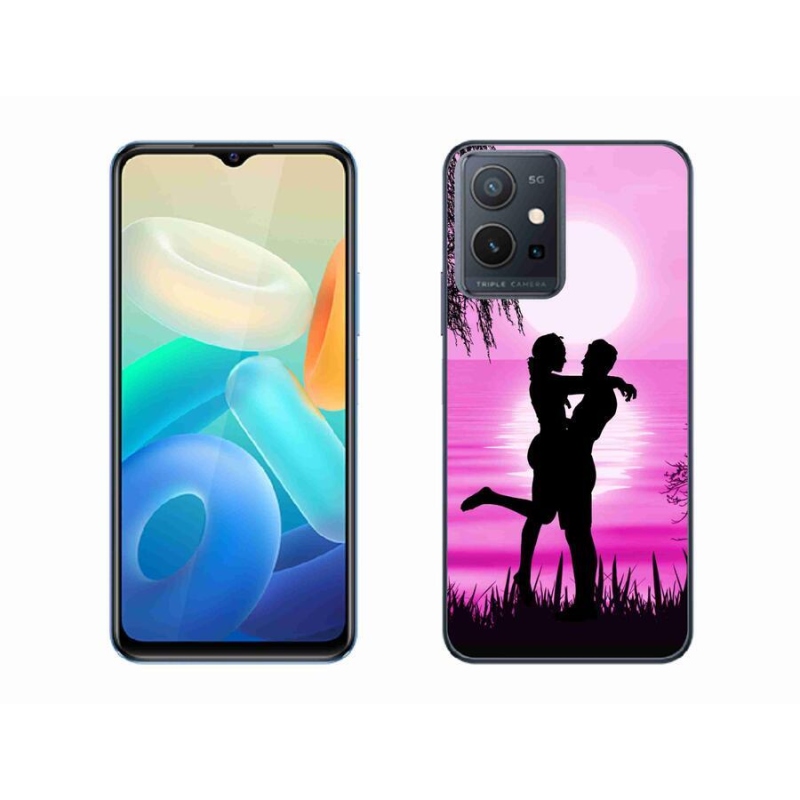 Gelový obal mmCase na mobil Vivo Y55 5G - západ slunce