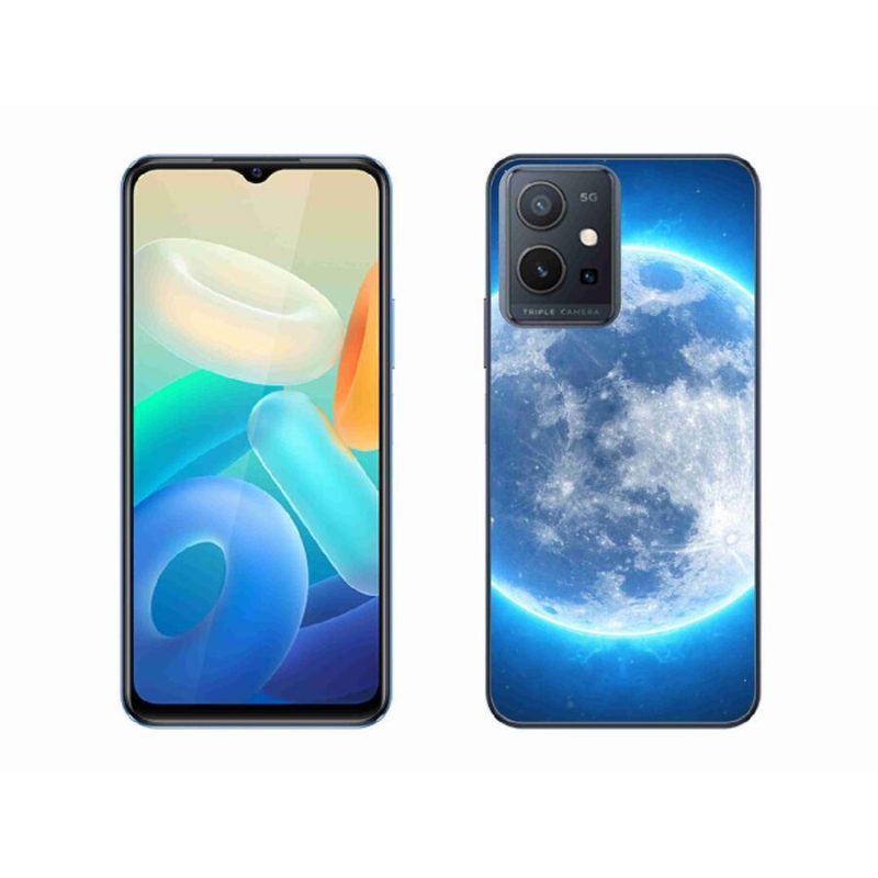Gelový obal mmCase na mobil Vivo Y55 5G - zeměkoule