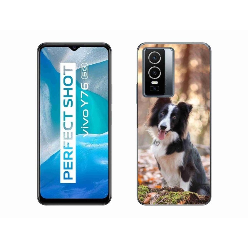 Gelový obal mmCase na mobil Vivo Y76 5G - border kolie 1