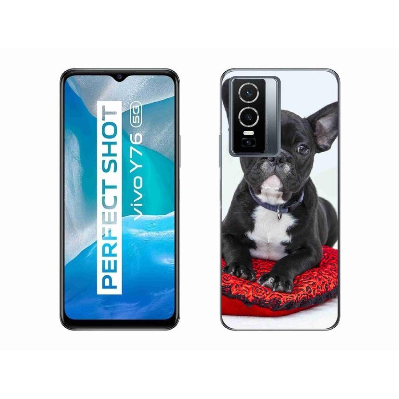 Gelový obal mmCase na mobil Vivo Y76 5G - buldok