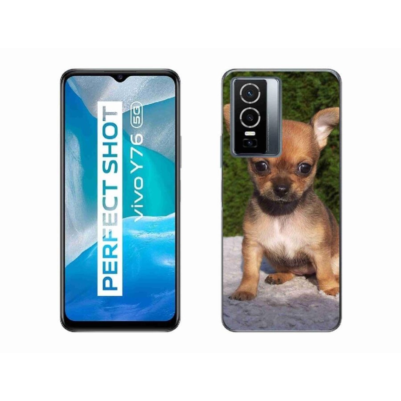 Gelový obal mmCase na mobil Vivo Y76 5G - čivava 3