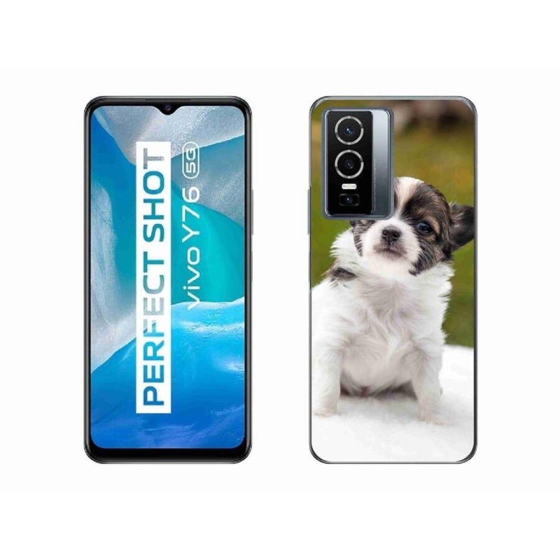 Gelový obal mmCase na mobil Vivo Y76 5G - čivava 4