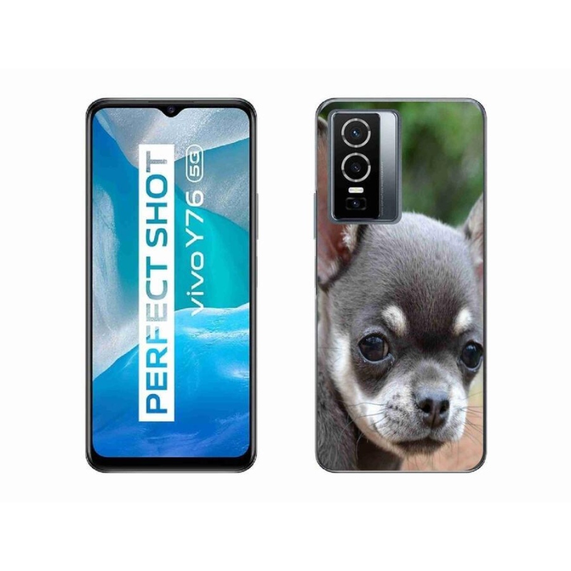 Gelový obal mmCase na mobil Vivo Y76 5G - čivava