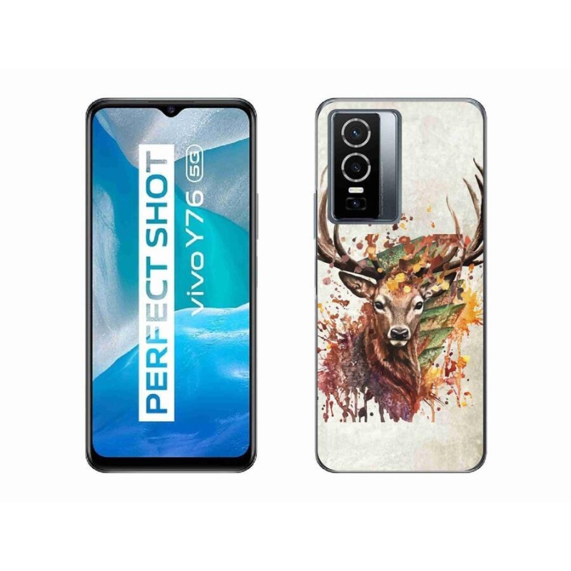 Gelový obal mmCase na mobil Vivo Y76 5G - jelen 1