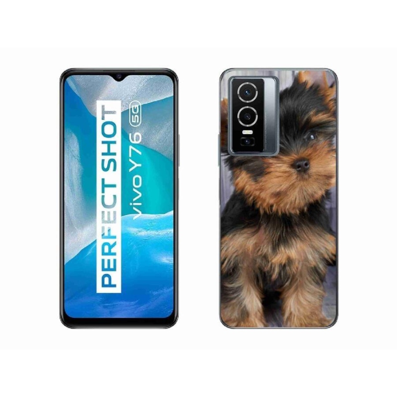 Gelový obal mmCase na mobil Vivo Y76 5G - jorkšír 9