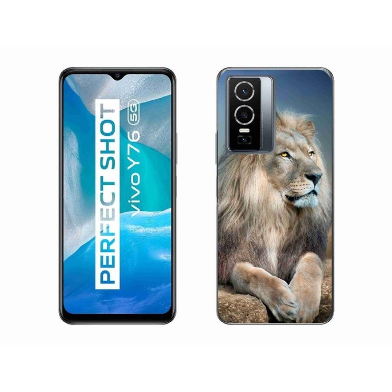 Gelový obal mmCase na mobil Vivo Y76 5G - lev 1