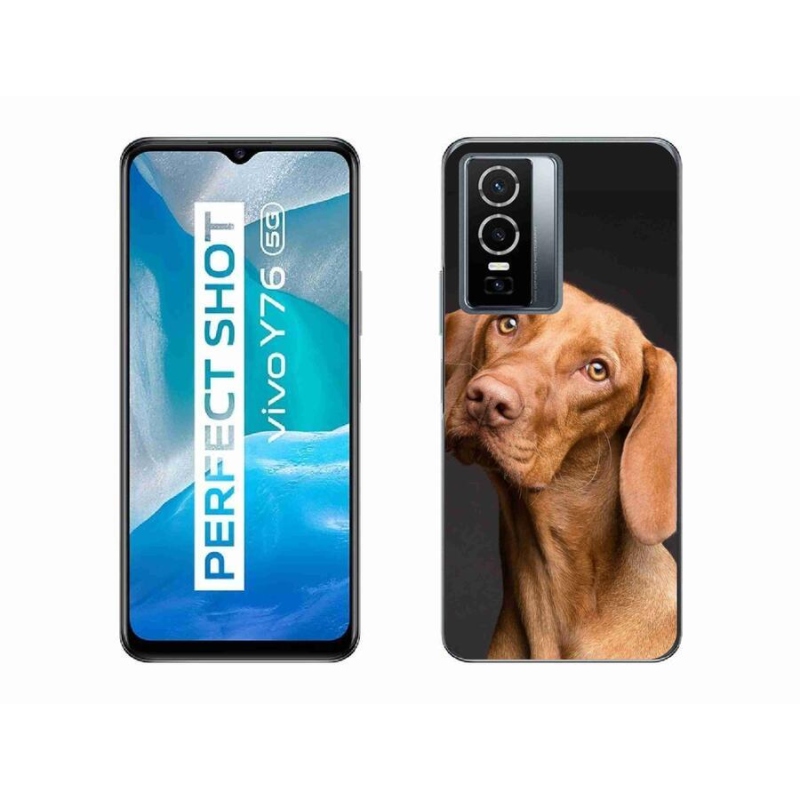 Gelový obal mmCase na mobil Vivo Y76 5G - maďarský ohař