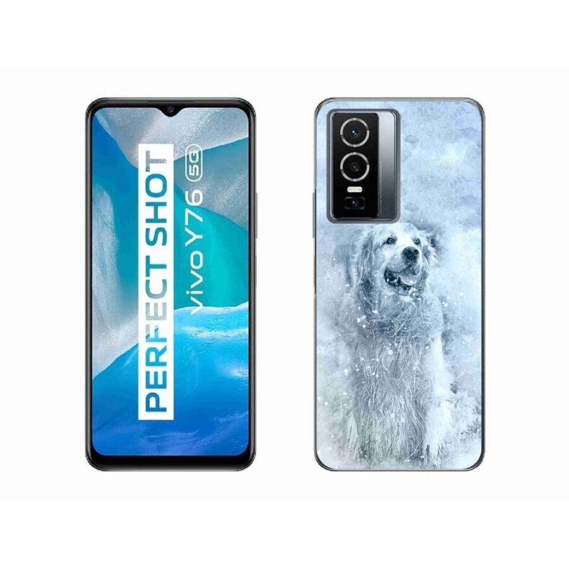 Gelový obal mmCase na mobil Vivo Y76 5G - retrívr