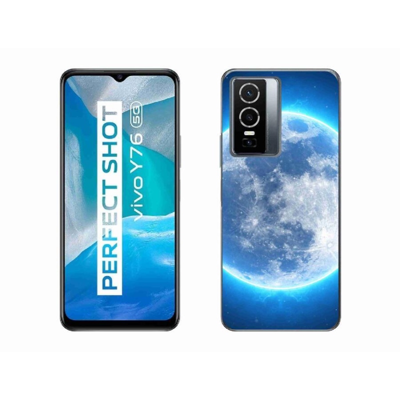 Gelový obal mmCase na mobil Vivo Y76 5G - zeměkoule