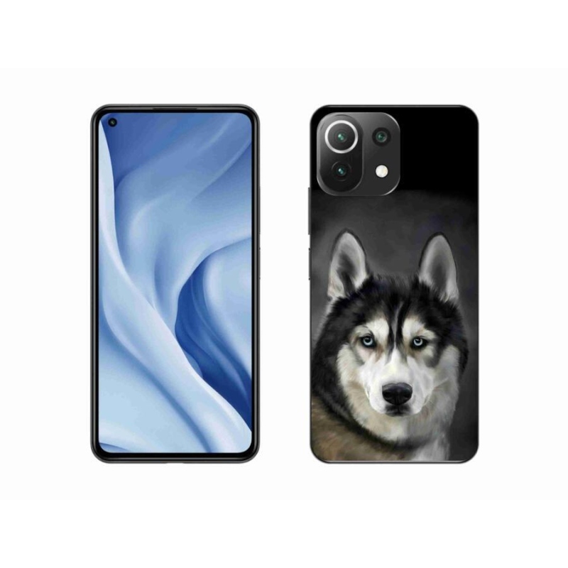 Gelový obal mmCase na mobil Xiaomi 11 Lite 5G NE - husky