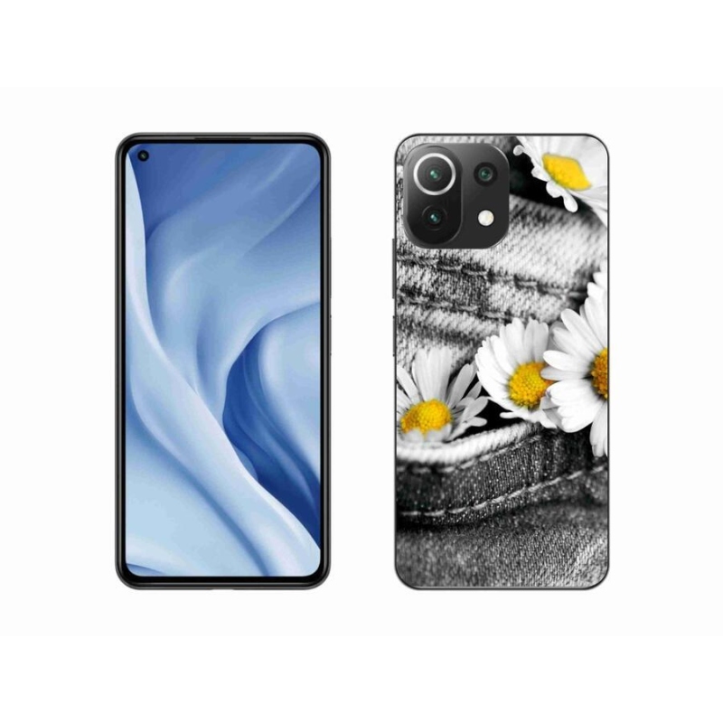 Gelový obal mmCase na mobil Xiaomi 11 Lite 5G NE - kopretiny