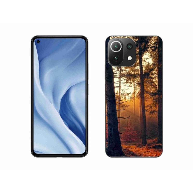 Gelový obal mmCase na mobil Xiaomi 11 Lite 5G NE - les