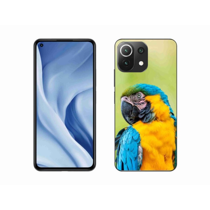 Gelový obal mmCase na mobil Xiaomi 11 Lite 5G NE - papoušek ara 2