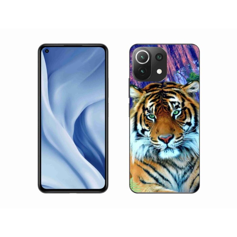 Gelový obal mmCase na mobil Xiaomi 11 Lite 5G NE - tygr
