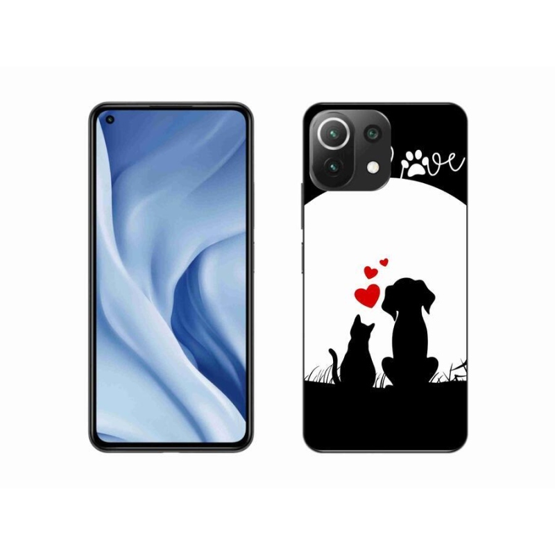 Gelový obal mmCase na mobil Xiaomi 11 Lite 5G NE - zvířecí láska