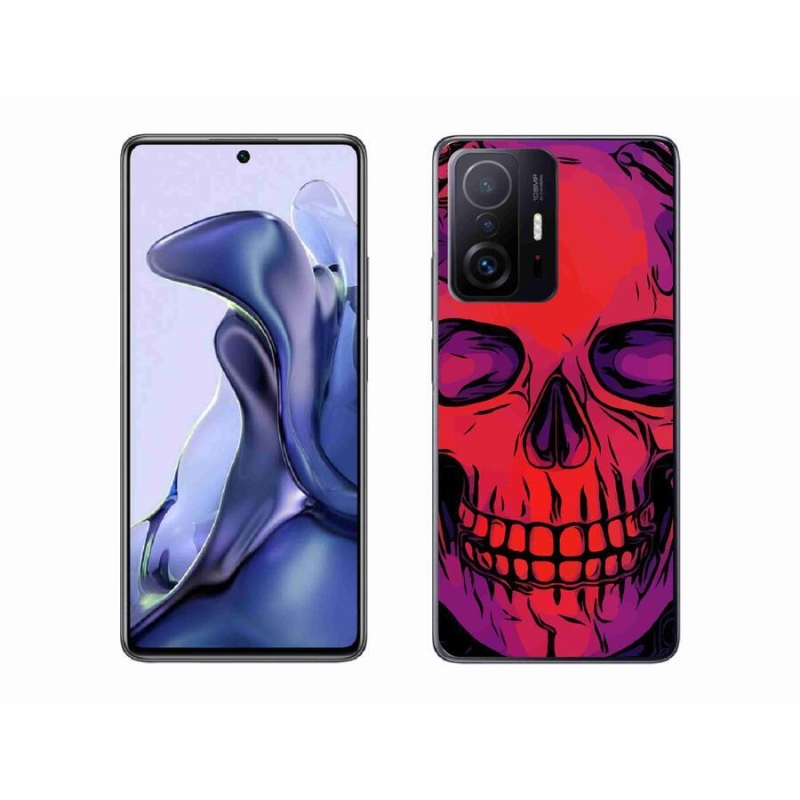 Gelový obal mmCase na mobil Xiaomi 11T - lebka