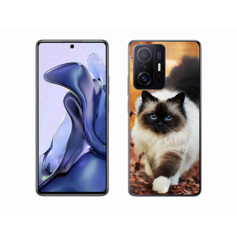 Gelový obal mmCase na mobil Xiaomi 11T Pro - kočka 1