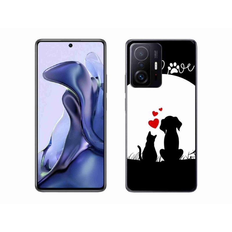 Gelový obal mmCase na mobil Xiaomi 11T - zvířecí láska
