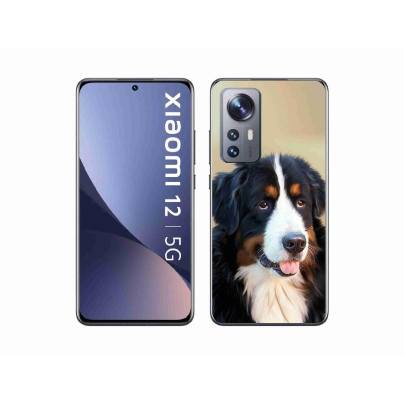 Gelový obal mmCase na mobil Xiaomi 12 - bernský salašnický pes
